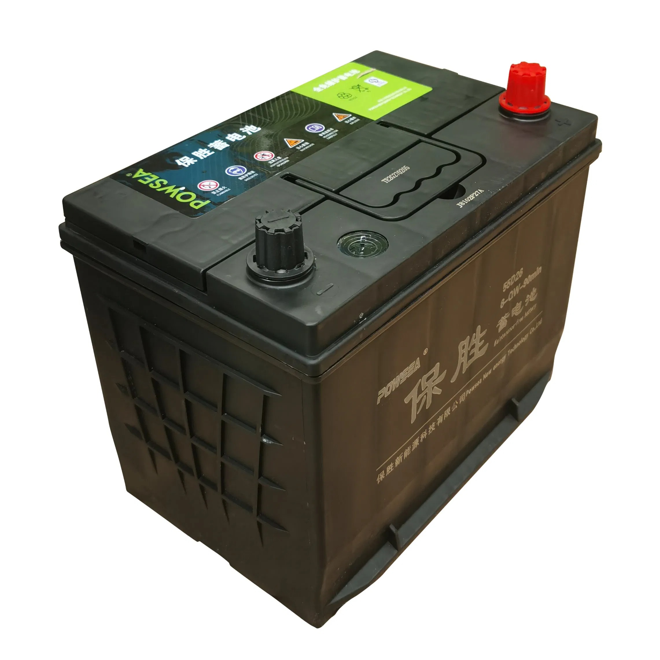 12V Marine Battery Free Automotive 80d26 12v lead acid battery powsea OEM Battery Manufacturing 12v Marine Battery Maintenance-Free Automotive 80D26 - الصورة 3